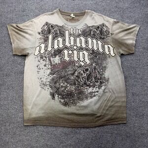 Delta Pro Weight Men's The Alabama Rig T Shirt Brown Fish Vintage 90s Size XL